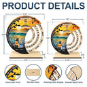 Gift For Bestie, Happy, Christmas - Bestie Forever - Personalized Spinning Perpetual Desk Calendar