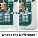 Gift For Women,Gift For Sisters,Gift For Bestie,Gift For Sibling,Love - Besties Sisters Sending You Big Hugs - Personalized Fleece Blanket, Sherpa Blanket