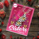 Gift For Bestie,Funny,Christmas - vBesties Forever - Personalized Custom Shaped Acrylic Ornament