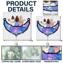 Happy, Gift For Sisters, Gift For Bestie, Gifts For Colleagues - Besties Friends Sitting On The Moon - Personalized Rainbow Suncatcher With Crystal Ball Prism