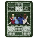 Gift For Women,Gift For Sisters,Gift For Bestie,Gift For Sibling,Love - Besties Sisters Hug This Blanket - Personalized Fleece Blanket, Sherpa Blanket