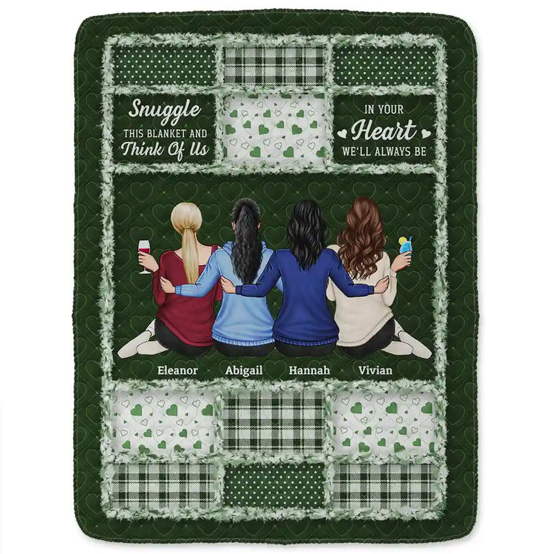 Gift For Women,Gift For Sisters,Gift For Bestie,Gift For Sibling,Love - Besties Sisters Hug This Blanket - Personalized Fleece Blanket, Sherpa Blanket
