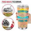 Gift For Bestie,Gift For Women,Beach - Besties Thank You For Being The Pee In My Pants Beach 3D Effect - Personalized Tumbler