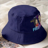 Gift For Men,Gift For Women,Gift For Bestie,Best friends' Hobby,Summer,Travel,Funny - Besties Trip Travel Buddies - Personalized Bucket Hat