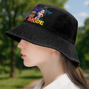 Gift For Men,Gift For Women,Gift For Bestie,Best friends' Hobby,Summer,Travel,Funny - Besties Trip Travel Buddies - Personalized Bucket Hat
