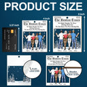 Gift For Bestie, Christmas, Funny - Besties We Just Knew We Were Having Fun - Personalized 2-Layered Mix Ornament