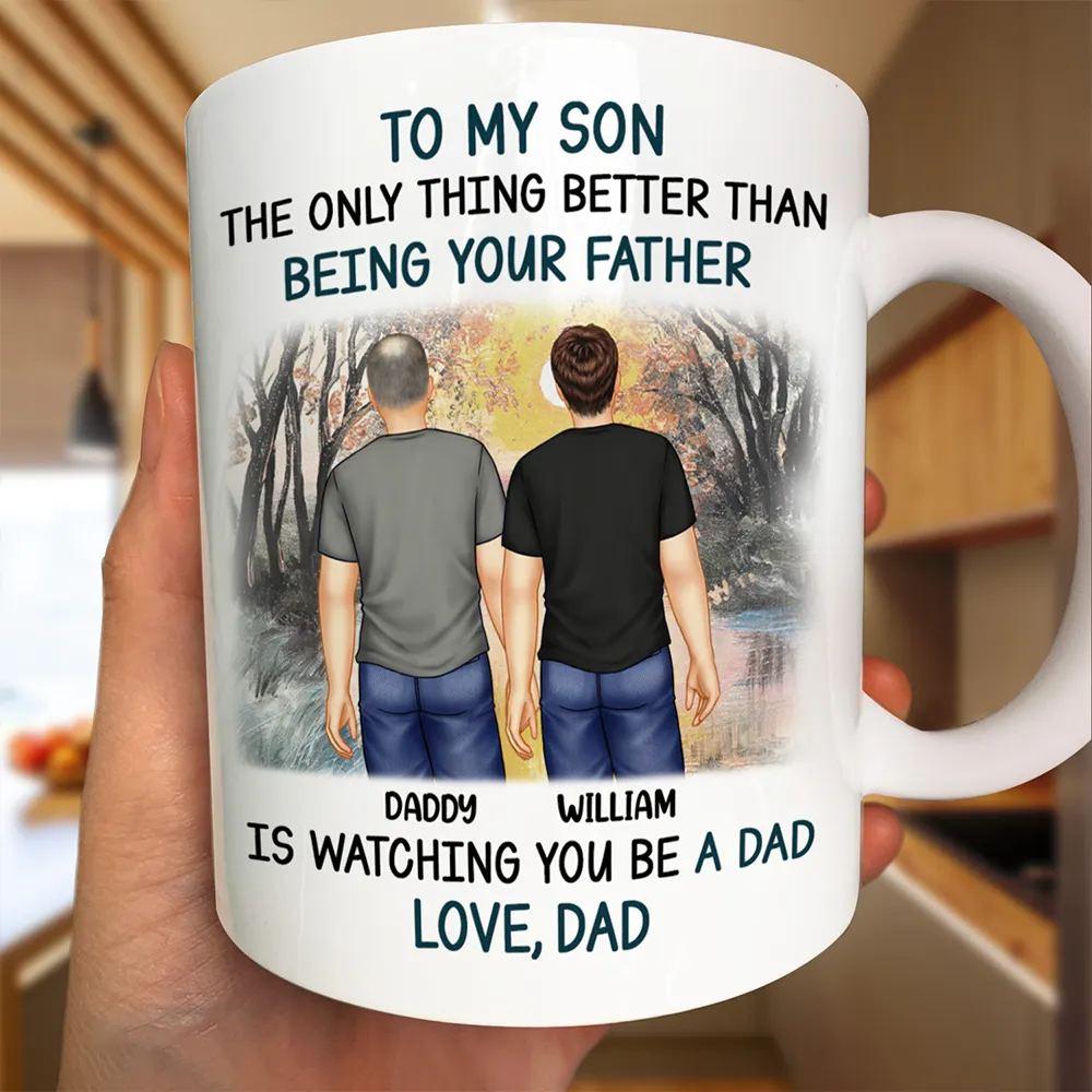 Better Than Being Your Father Grandpa - Personalized Mug