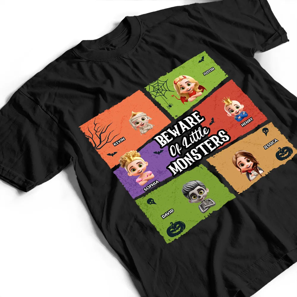Beware Of Little Monsters - Personalized T Shirt
