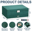 Gift For Grandma,Gift For Mother,Love - Birth Flower Grandma's Garden - Personalized Jewelry Storage Box