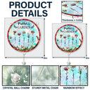 Gift For Mother,Gift For Grandma,Love,Gift For Wife - Birth Flower Grandma's Garden - Personalized Rainbow Suncatcher With Crystal Ball Prism