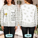 Gift For Bestie,Love - Birth Flower Grow An Old Friend - Personalized Cardigan