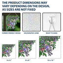 Happy,Gift For Bestie,Old Best friends,Gift For Sisters - Birth Flower Grow An Old Friend - Personalized Window Corner Suncatcher