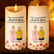 Gift For Yourself,Gift For Women,Gift For Aunt,Gift For Mother,Mom - Daughters (Adult),Mom - Daughters (Young),Gift For Grandma,Grandma - Grandkids,Gift For Daughter,Love - Birth Flower Mother & Daughter Forever Linked - Personalized Flameless LED Candle