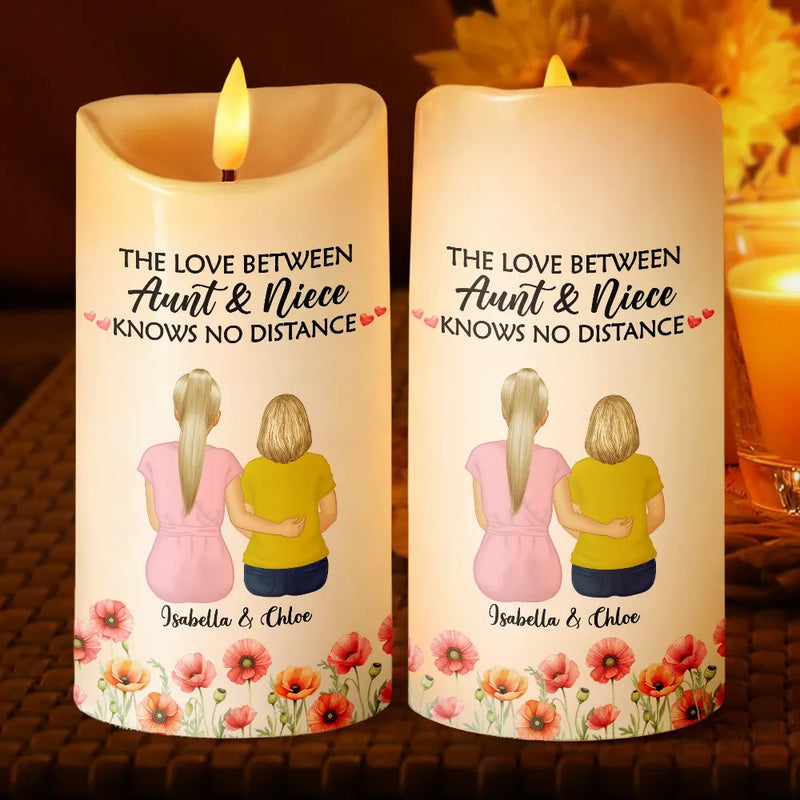 Gift For Yourself,Gift For Women,Gift For Aunt,Gift For Mother,Mom - Daughters (Adult),Mom - Daughters (Young),Gift For Grandma,Grandma - Grandkids,Gift For Daughter,Love - Birth Flower Mother & Daughter Forever Linked - Personalized Flameless LED Candle