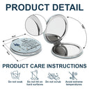 Gift For Daughter,Gift For Grandkids,Gift For Sisters,Gift For Bestie,Love,Gift For Women - Birth Flower My Daughter You Are Beautiful - Personalized Circle Compact Mirror