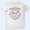 Gift For Yourself, Gift For Women, Gift For Mother, Gift For Grandma, Love - Birth Flower This Grandma's Garden Belongs - Personalized T Shirt