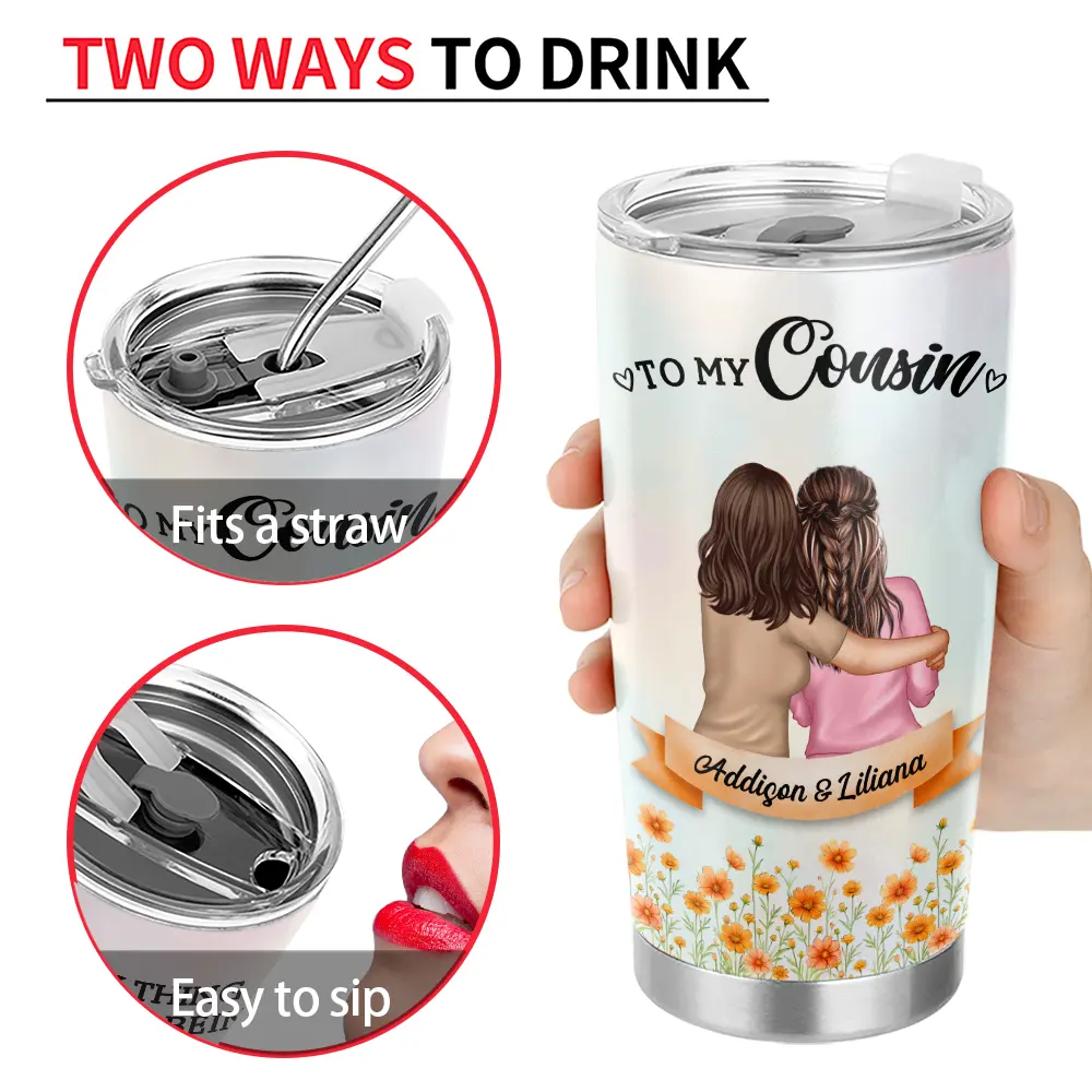 Gift For Yourself,Gift For Women,Gift For Mother,Gift For Daughter,Mom - Daughters (Adult),Gift For Sisters,Gift For Bestie,Cousin,New Mom,Love - Birth Flower Watching You Be A Mom - Personalized Tumbler