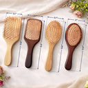 Gift For Wife,Gift For Girlfriend,Gift For Women,Gift For Yourself,Gift For Aunt,Gift For Mother,Gift For Grandma,Gift For Daughter,Gift For Sisters,Gift For Bestie,Happy - Birth Flowers Bloom Where You're Planted - Personalized Wooden Hair Brush