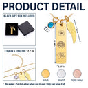 Gift For Mother, Mom - Daughters (Adult), Love - Birth Month Flower And Gemstone For Mom And Kids - Personalized Birthstone Charm Necklace