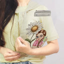 Gift For Women, Gift For Yourself - Birth Month Flowers Bloom Where You're Planted Women - Personalized Acrylic Clipboard