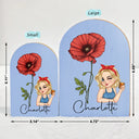 Gift For Yourself, Gift For Women, Happy - Birth Month Flowers Girl Bloom Where You're Planted - Personalized Wood Book Ends