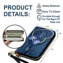 Gift For Wife, Gift For Women, Gift For Mother, Gift For Aunt, Gift For Grandma, Love - Birthstone Grandma And Mom's Precious Gems - Personalized Leather Long Wallet