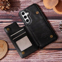 Monogram Initial - Personalized Leather Flip Wallet Phone Case