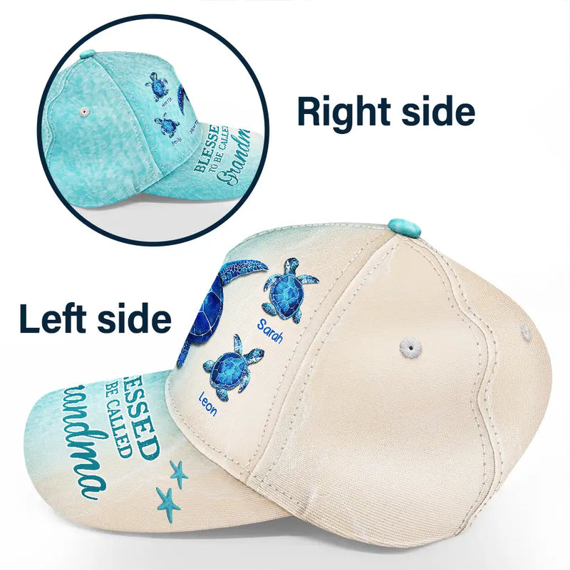 Gift For Grandma,Gift For Mother,Happy - Blessed To Be Called - Personalized Classic Cap
