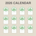 Gift For Yourself,Happy,Christmas - Bloom Where You Are Planted - Personalized Calendar With Wooden Stand