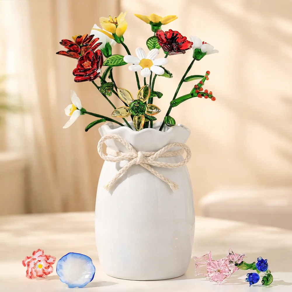 Blooming In Love Home Decor - Personalized Glass Birth Month Flower