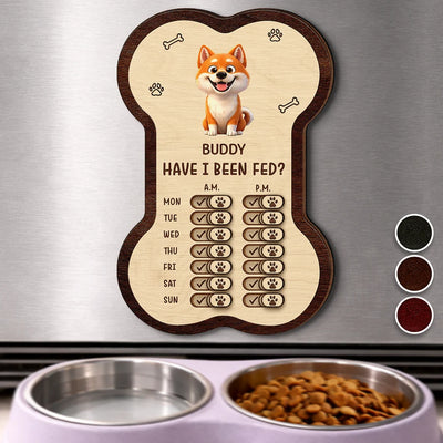 Wooden Pet Feeding Reminder
