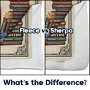 Reading,Gift For Yourself,Gift For Women,Happy - Book Lovers I'm With The Banned - Personalized Fleece Blanket, Sherpa Blanket