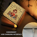 Gift For Yourself, Gift For Women, Gift For Men, Reading, Happy - Book Whore Spread Those Pages - Personalized Book Lamp
