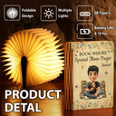 Gift For Yourself, Gift For Women, Gift For Men, Reading, Happy - Book Whore Spread Those Pages - Personalized Book Lamp