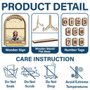 Gift For Women,Happy,Readin - Books Read This Year Reading Girl With Birth Month Flower - Personalized 2-Layered Wooden Tracker Sign