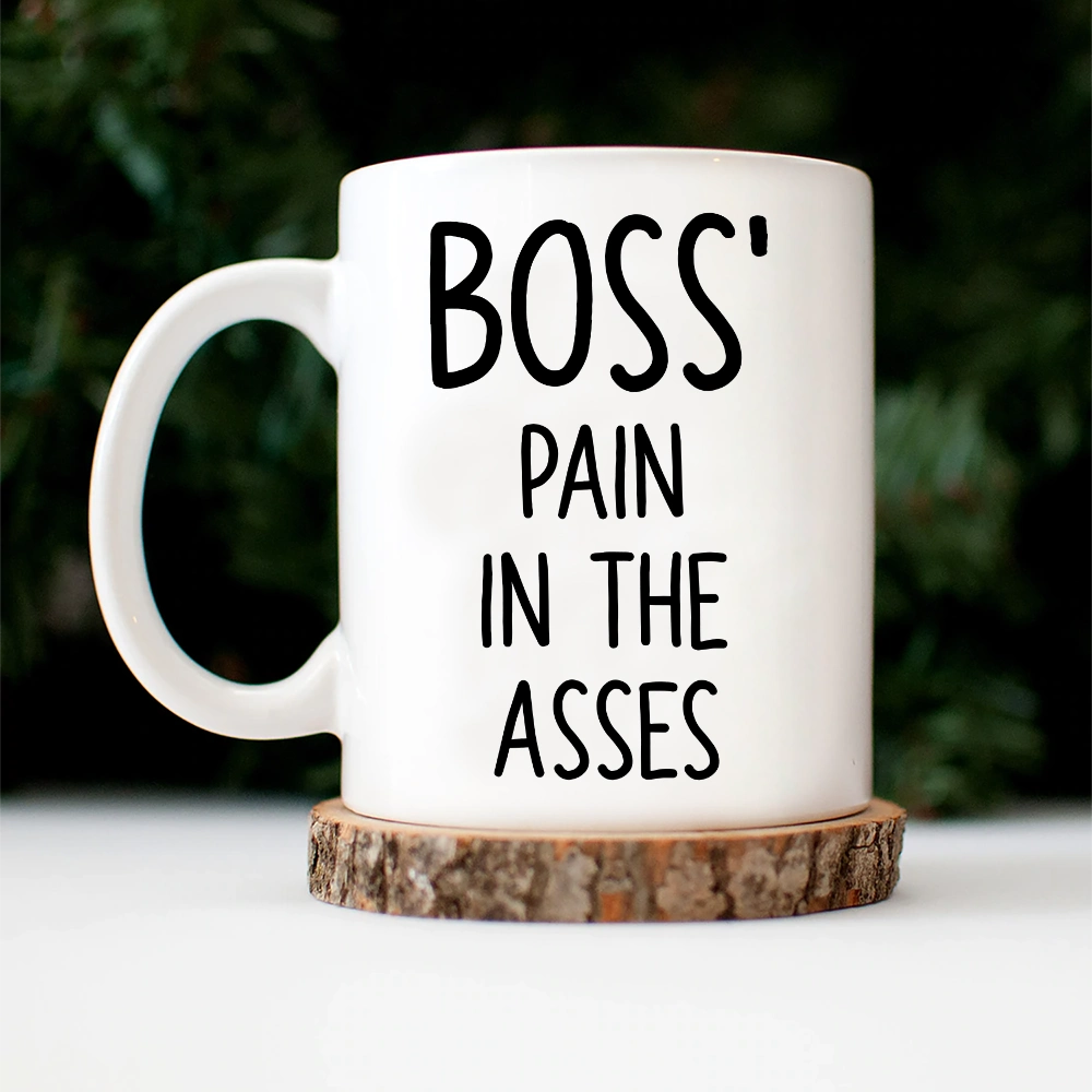 Gifts For Colleagues, Gift For Women, Gift For Men - Boss' Little Trouble 3D Effect Funny Donkey - Personalized Mug