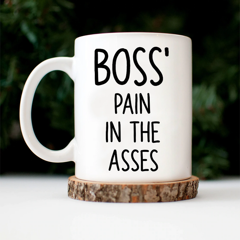 Gifts For Colleagues, Gift For Women, Gift For Men - Boss' Little Trouble 3D Effect Funny Donkey - Personalized Mug