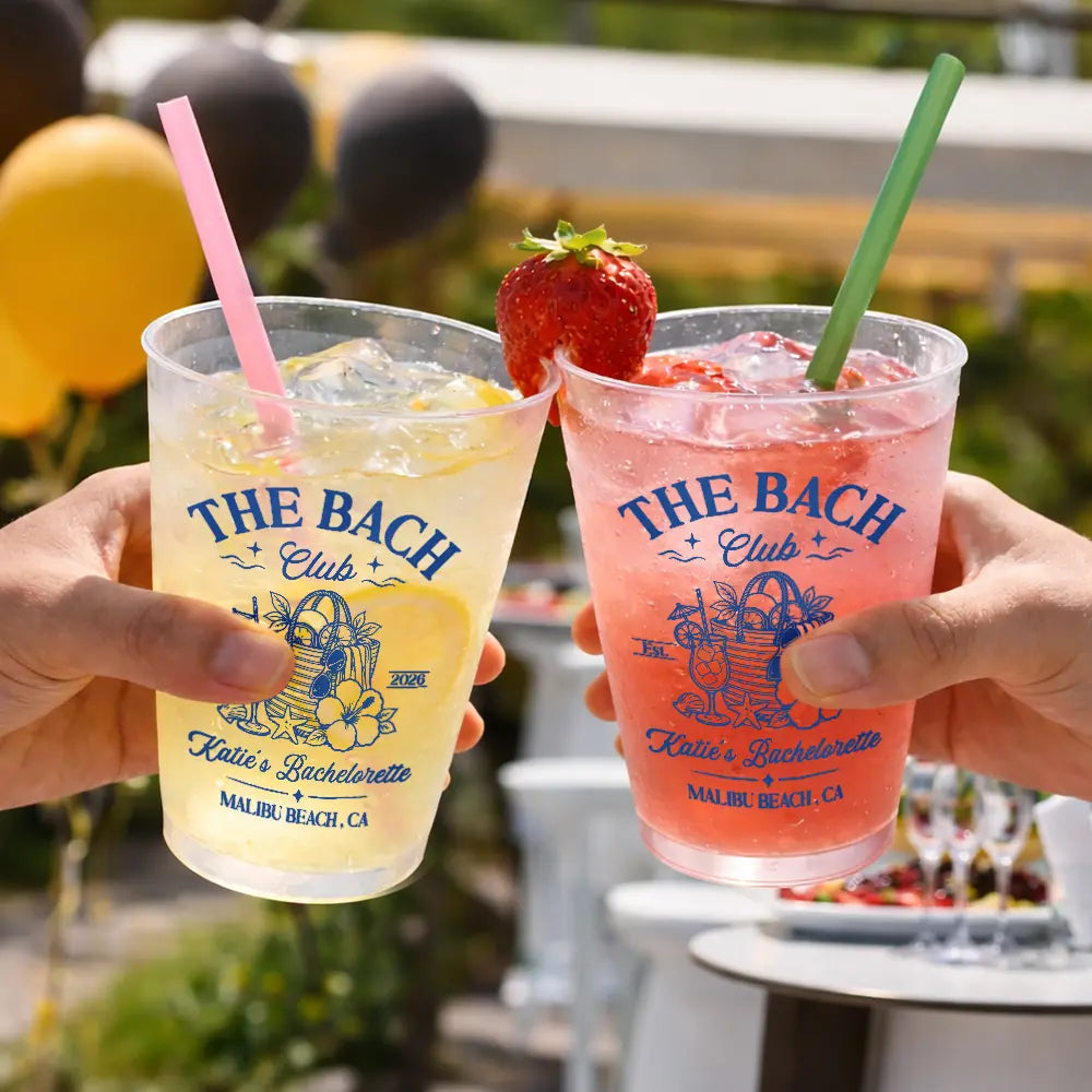 Playful, Gift For Yourself, Custom Text - Bride Club Bach Club Bachelorette - Personalized Frosted Cups