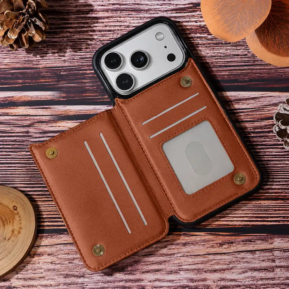 Family,Parents,Memorial,Gift For Mother,Gift For Father,Gift For Sibling,Sad - Custom Photo Memorial I Will Carry You With Me - Personalized Leather Flip Wallet Phone Case