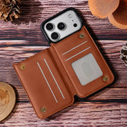 Gift For Yourself,Gift For Women,Gift For Mother,Gift For Grandma,Love - Book Themed The One Where I Become A Mom - Personalized Leather Flip Wallet Phone Case
