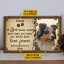 Custom Photo Cat Dog If Love Alone Photo Gift Pet Memorial Gift Custom Wood Rectangle Sign, Pet Loss Gifts, Sympathy, Pet Memorial Gift, Cat Loss, Dog Loss, Pet Sympathy
