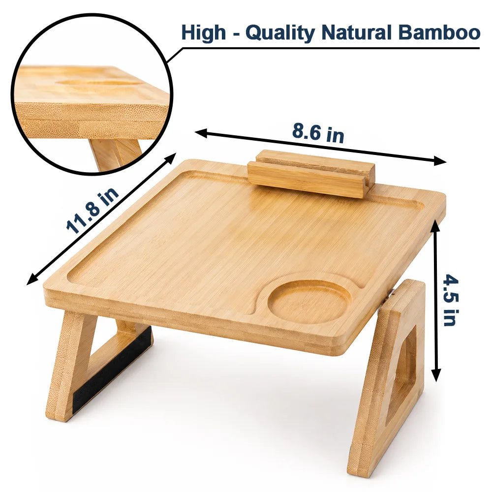 Gift For Men,Gift For Father,Gift For Grandpa,Gift For Husband,Gift For Couples,Grandpa's Hobby,Dad's Hobby,Non-Eng,Icon,Humorous - Funny Dad's Spot Sit Here If You Dare - Personalized Couch Arm Table