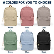 Back To School,Gift For Kids,Adorable,Monogram - Monogram Back To School Kids Kind Capable Affirmations - Personalized Corduroy Backpack