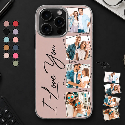 Clear Couple Phone Case