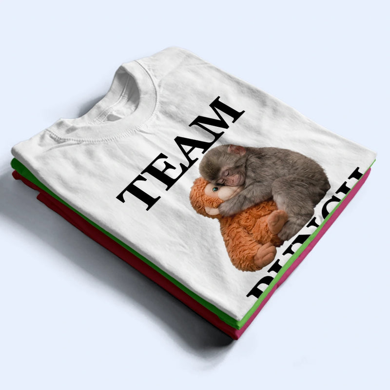 Punch Monkey, Gift For Yourself, Love, Gift For Bestie, Gift For Women, Gift For Men - Team Punch Cute Monkey - Personalized T Shirt