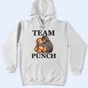 Punch Monkey, Gift For Yourself, Love, Gift For Bestie, Gift For Women, Gift For Men - Team Punch Cute Monkey - Personalized T Shirt
