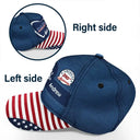 America's 250th Anniversary Grandpa Dad Kids Handprints - Personalized Classic Cap