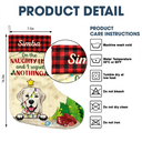 On The Naughty List And I Regret Nothing Cat Dog - Personalized Christmas Stocking