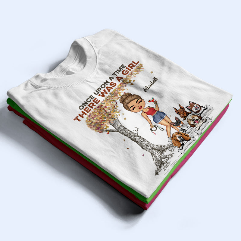 Just A Girl Who Loves Dogs - Gift For Dog Lovers - Personalized Custom T Shirt