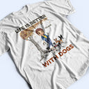 Just A Girl Who Loves Dogs - Gift For Dog Lovers - Personalized Custom T Shirt